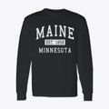 Maine Minnesota Classic Established Classic Long Sleeve T-Shirt additional view 1