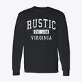 Rustic Virginia Classic Established Classic Long Sleeve T-Shirt additional product view 1