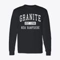 Granite New Hampshire Classic Established Classic Long Sleeve T-Shirt additional view 1