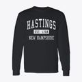 Hastings New Hampshire Classic Established Classic Long Sleeve T-Shirt additional view 1
