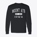 Mount Ayr Iowa Classic Established Classic Long Sleeve T-Shirt additional view 1