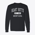 Heart Butte Montana Classic Established Classic Long Sleeve T-Shirt additional view 1