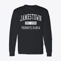 Jamestown Pennsylvania Classic Established Classic Long Sleeve T-Shirt additional view 1