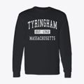 Tyringham Massachusetts Classic Established Classic Long Sleeve T-Shirt additional product view 1