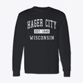 Hager City Wisconsin Classic Established Classic Long Sleeve T-Shirt additional view 1