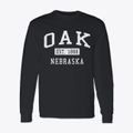 Oak Nebraska Classic Established Classic Long Sleeve T-Shirt additional view 1
