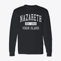 Nazareth Virgin Islands Classic Established Classic Long Sleeve T-Shirt additional view 1
