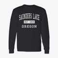 Saunders Lake Oregon Classic Established Classic Long Sleeve T-Shirt additional view 1