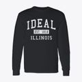 Ideal Illinois Classic Established Classic Long Sleeve T-Shirt additional product view 1