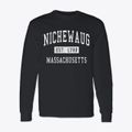 Nichewaug Massachusetts Classic Established Classic Long Sleeve T-Shirt additional view 1