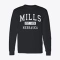 Mills Nebraska Classic Established Classic Long Sleeve T-Shirt additional view 1