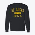 St. Lucas Iowa Classic Established Classic Long Sleeve T-Shirt additional view 1