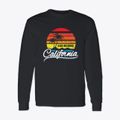 San Marino California Palm Tree Sunset Classic Long Sleeve T-Shirt additional view 1