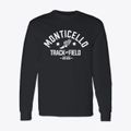 Monticello High School Track and Field Classic Long Sleeve T-Shirt additional view 1