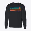 Davidson North Carolina Blissful Sunset Classic Long Sleeve T-Shirt additional product view 1