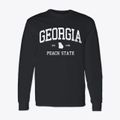 Georgia Slogan Classic Long Sleeve T-Shirt additional view 1