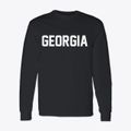 Georgia Block Letter Classic Long Sleeve T-Shirt additional view 1