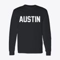 Austin Texas Classic Block Classic Long Sleeve T-Shirt additional product view 1