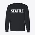 Seattle Washington Classic Block Classic Long Sleeve T-Shirt additional view 1