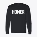 Homer Illinois Classic Block Classic Long Sleeve T-Shirt additional view 1