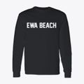 Ewa Beach Hawaii Classic Block Classic Long Sleeve T-Shirt additional product view 1