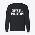 Crystal Mountain Michigan Classic Block Classic Long Sleeve T-Shirt additional view 1
