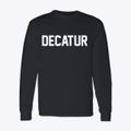 Decatur Illinois Classic Block Classic Long Sleeve T-Shirt additional view 1