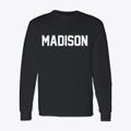 Madison Wisconsin Classic Block Classic Long Sleeve T-Shirt additional view 1