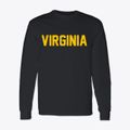 Virginia Nebraska Classic Block Classic Long Sleeve T-Shirt additional view 1