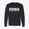 Iowa White and Gold Classic Long Sleeve T-Shirt additional view 1