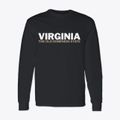 Virginia White and Gold Classic Long Sleeve T-Shirt additional view 1