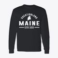 Maine Motto Classic Long Sleeve T-Shirt additional view 1