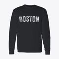 Boston Massachusetts Timeless Retro Classic Long Sleeve T-Shirt additional view 1