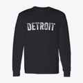 Detroit Michigan Timeless Retro Classic Long Sleeve T-Shirt additional view 1