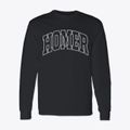 Homer Illinois Trendy Block Classic Long Sleeve T-Shirt additional view 1