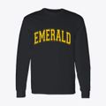 Emerald Wisconsin Varsity Classic Long Sleeve T-Shirt additional view 1