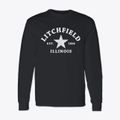 Litchfield Illinois Star Classic Long Sleeve T-Shirt additional view 1