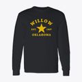 Willow Oklahoma Star Classic Long Sleeve T-Shirt additional product view 1