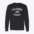 Fellsburg Kansas Patriot Classic Long Sleeve T-Shirt additional view 1