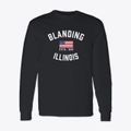Blanding Illinois Patriot Classic Long Sleeve T-Shirt additional view 1