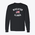 Wheaton Illinois Patriot Classic Long Sleeve T-Shirt additional view 1