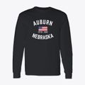 Auburn Nebraska Patriot Classic Long Sleeve T-Shirt additional product view 1