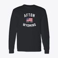 Afton Wyoming Patriot Classic Long Sleeve T-Shirt additional view 1