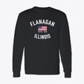 Flanagan Illinois Patriot Classic Long Sleeve T-Shirt additional product view 1