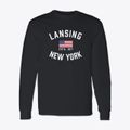 Lansing New York Patriot Classic Long Sleeve T-Shirt additional view 1
