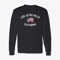 Los Altos Hills California Patriot Classic Long Sleeve T-Shirt additional view 1