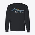 Beebe River New Hampshire Mountain View Classic Long Sleeve T-Shirt additional view 1