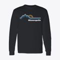 Minneapolis Kansas Mountain View Classic Long Sleeve T-Shirt additional view 1