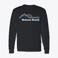 Melrose Beach New Hampshire Mountain View Classic Long Sleeve T-Shirt additional view 1