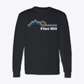 Flint Hill North Carolina Mountain View Classic Long Sleeve T-Shirt additional view 1